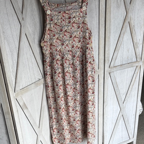 Floral Button Strap Dress - Picture 3 of 12